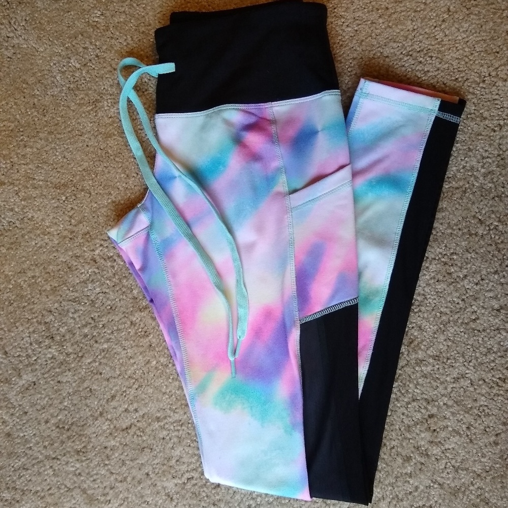 Popflex Draw the Line Leggings Mermaid Size 6